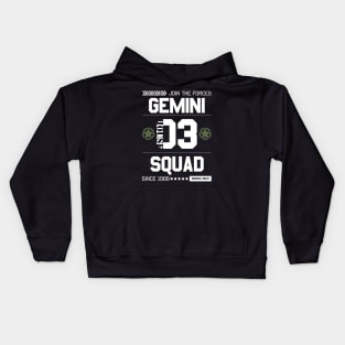 Zodiac Majesty Gemini Squad White Kids Hoodie